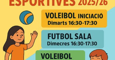 🏐⚽ Activitats esportives extraescolars 2025-26!