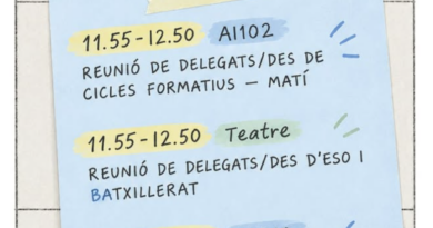 Convocatòria de Reunió de Delegats i Delegades!